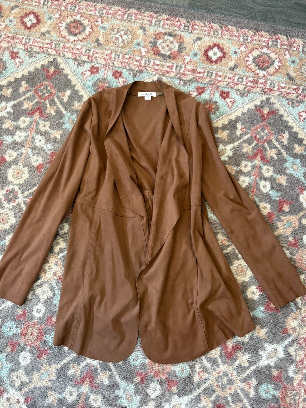 women's suede blazer
